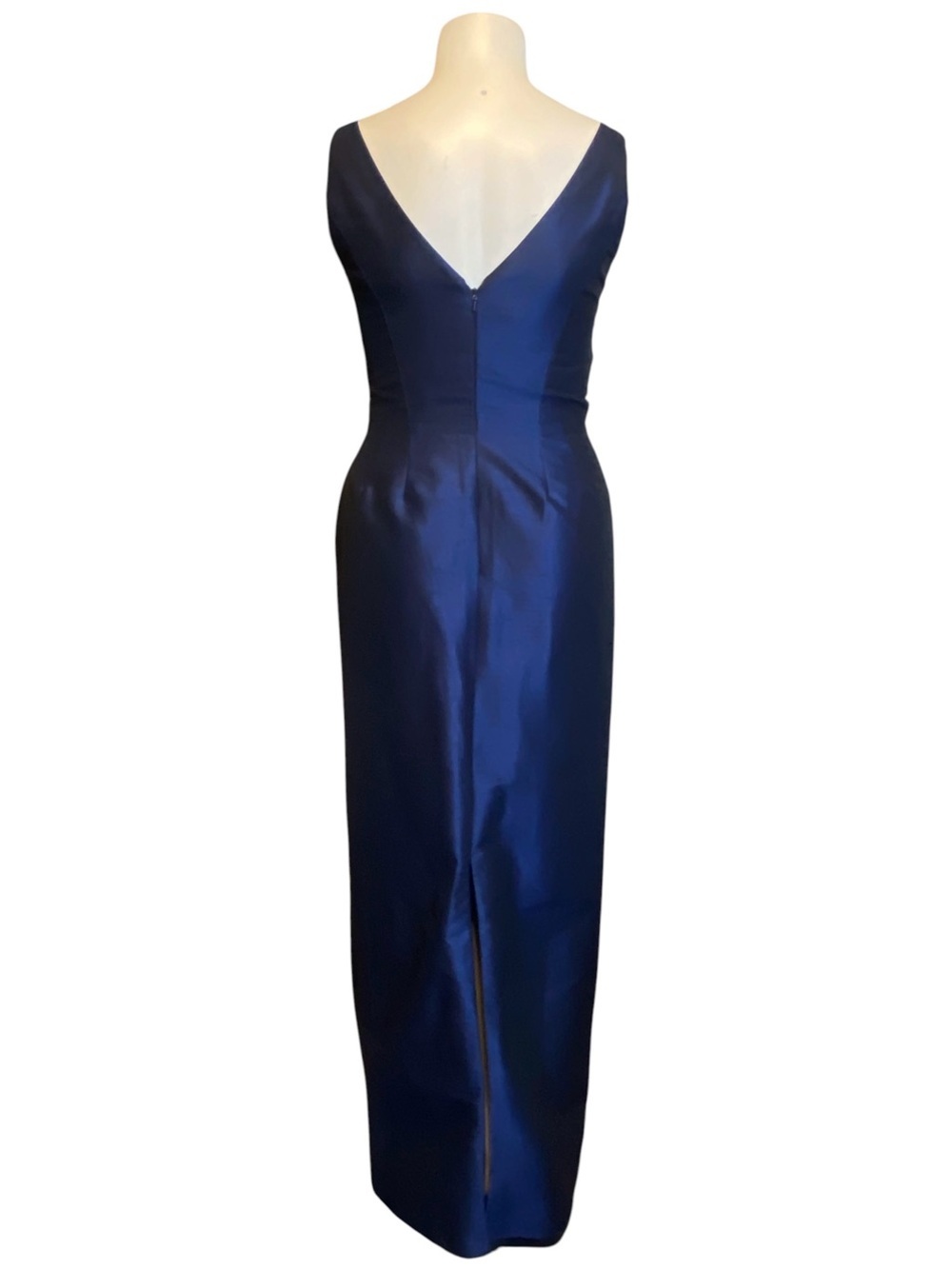 Alfred Sung Dark Blue Evening Dress Women’s Size 10 - Picture 4 of 15